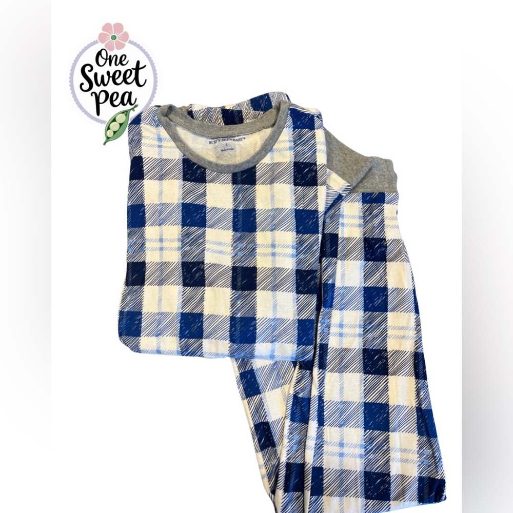 Women’s Burt's Bees Baby Small Plaid Pajama Set -